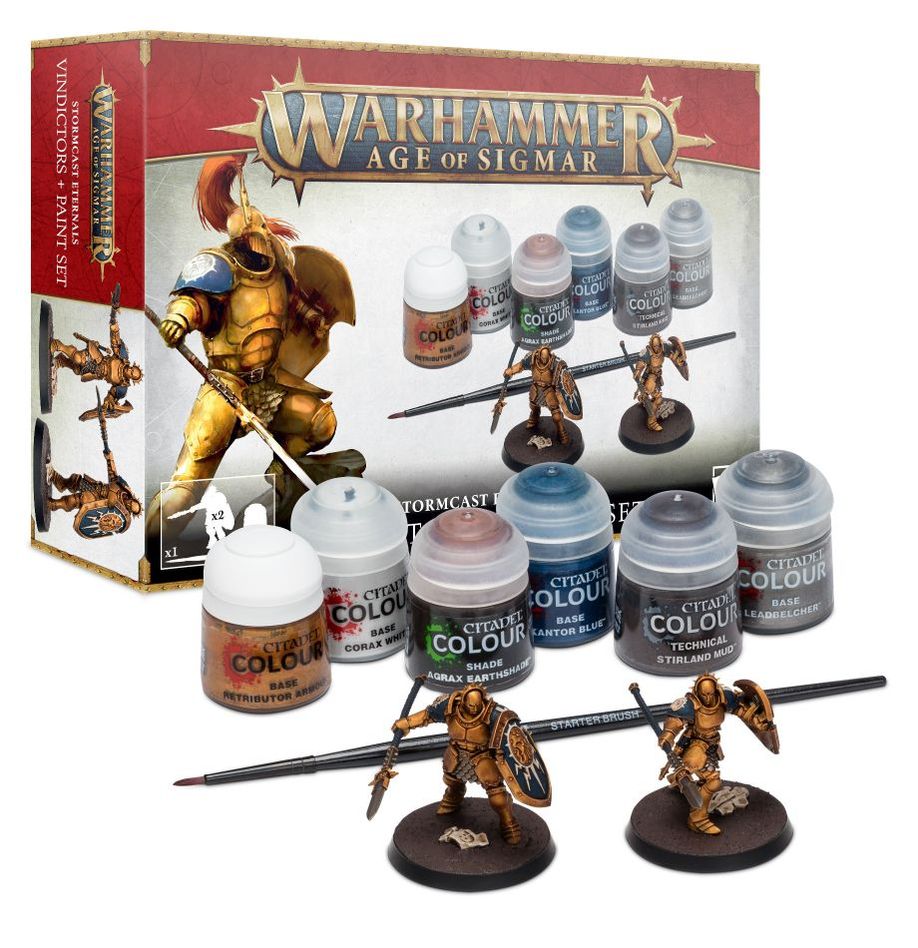 STORMCAST EERNALS: VINDICTORS + PAINT SET