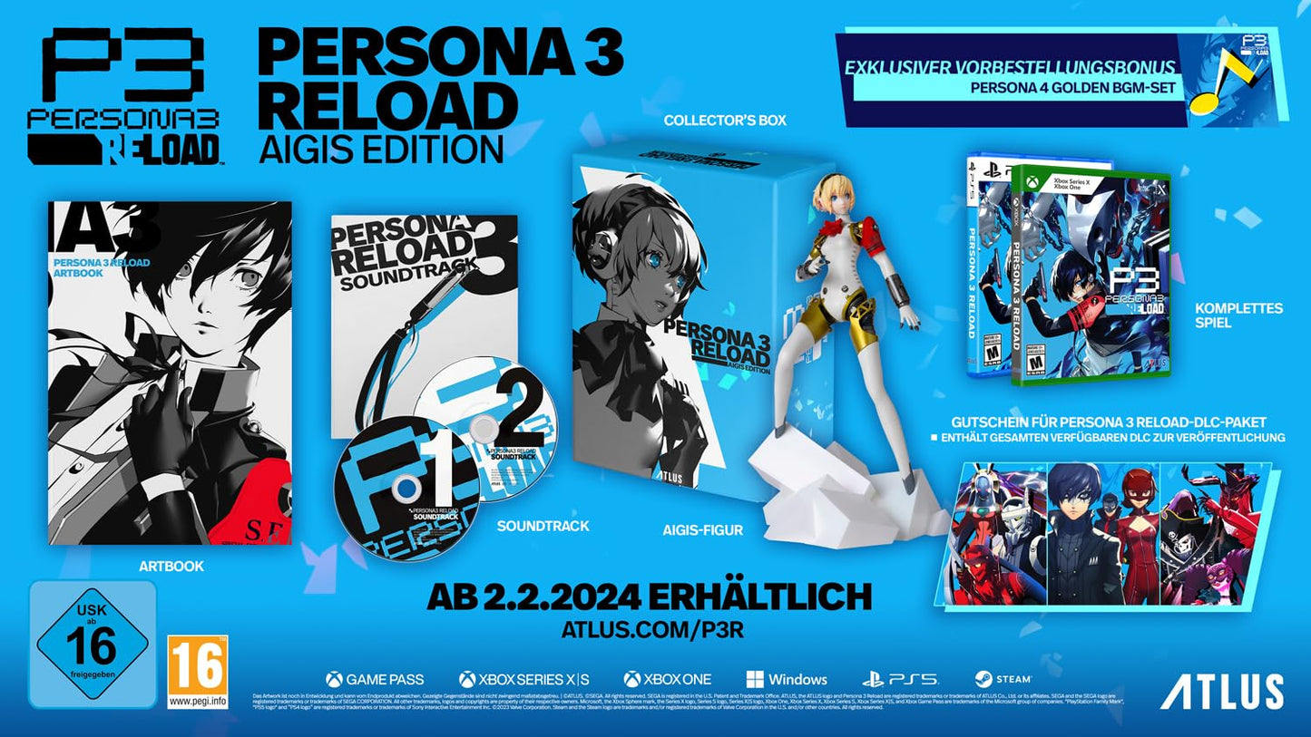 PERSONA 3 RELOAD AIGIS EDITION PS5 ITA