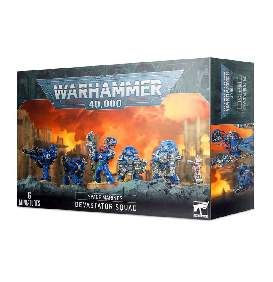 WARHAMMER 40,000 - SPACE MARINES DEVASTATOR SQUAD