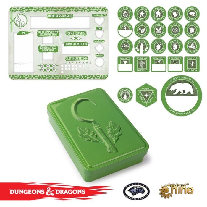 Dungeons & Dragons - Set Segnalini - Druido