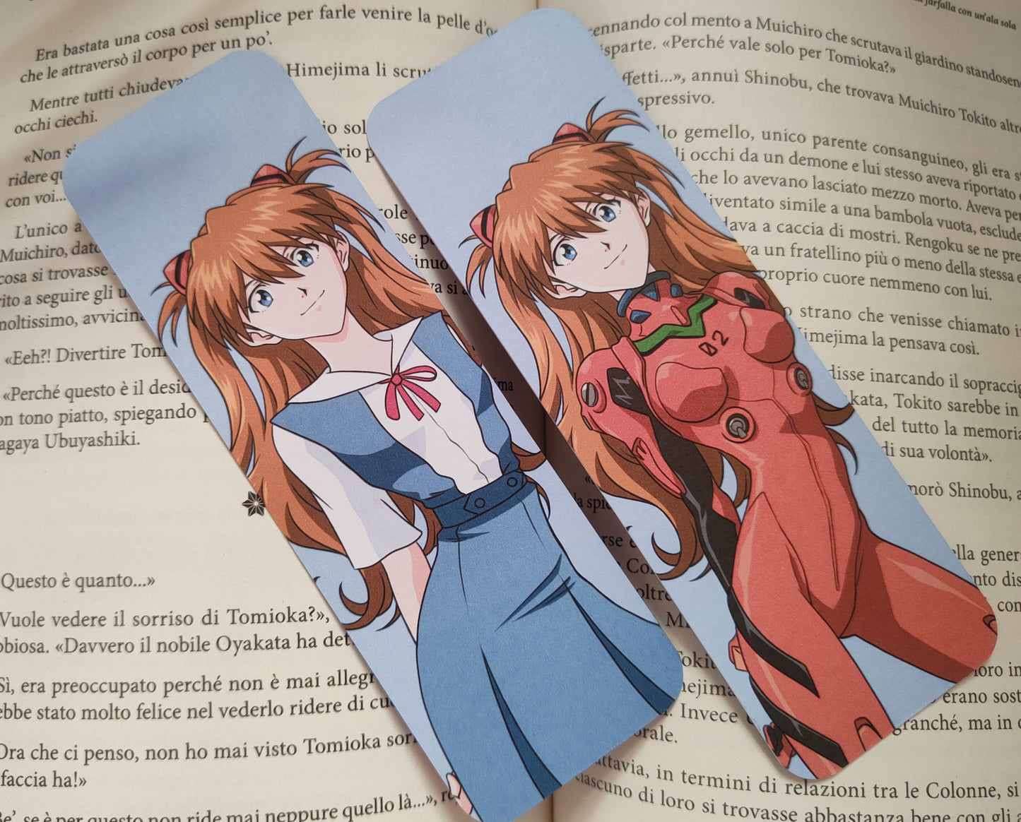 ASUKA  SORYU LANGLEY SEGNALIBRO DOBLE FACE