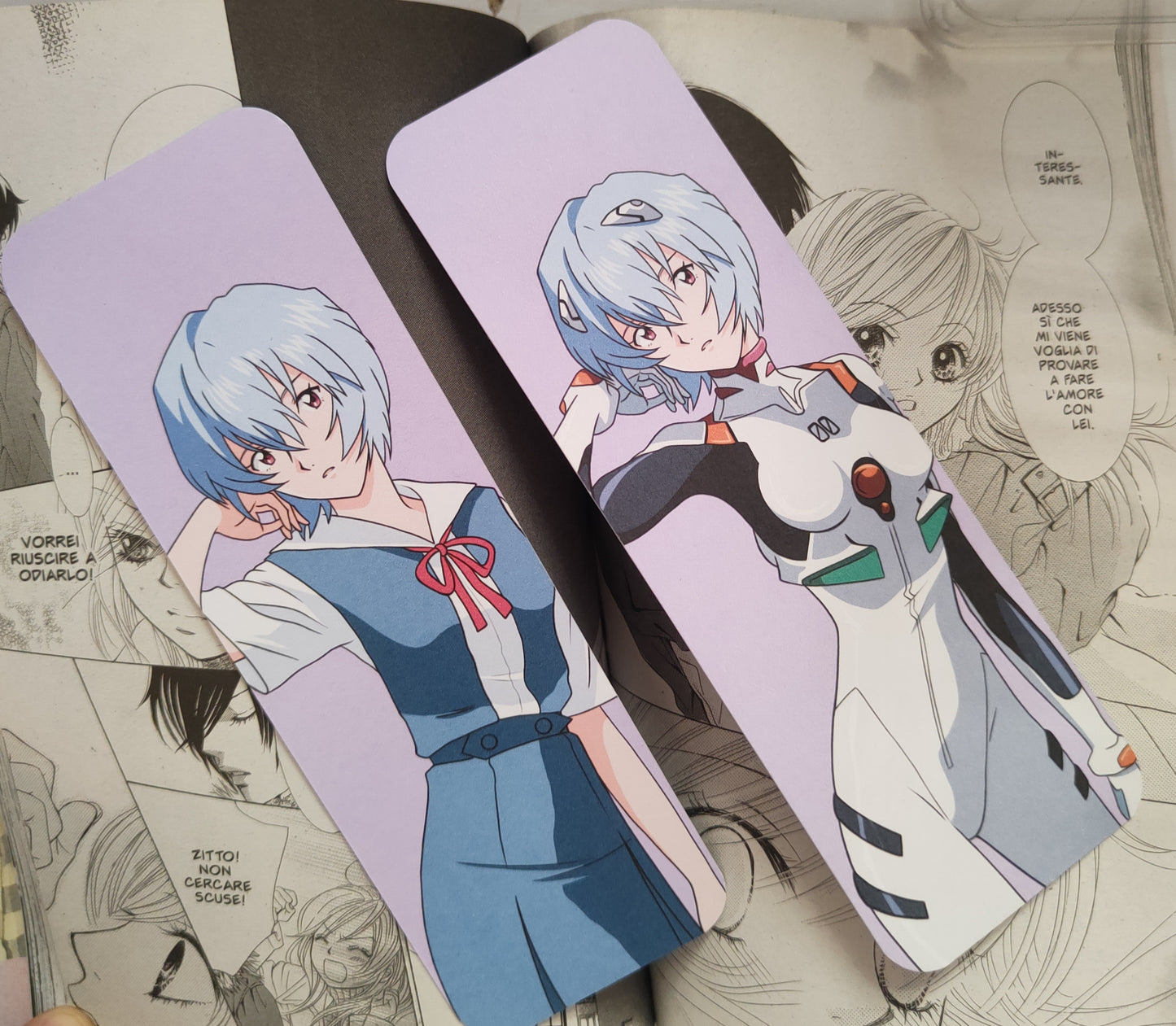 EVANGELION - REY AYANAMI SEGNALIBRO DOBLE FACE