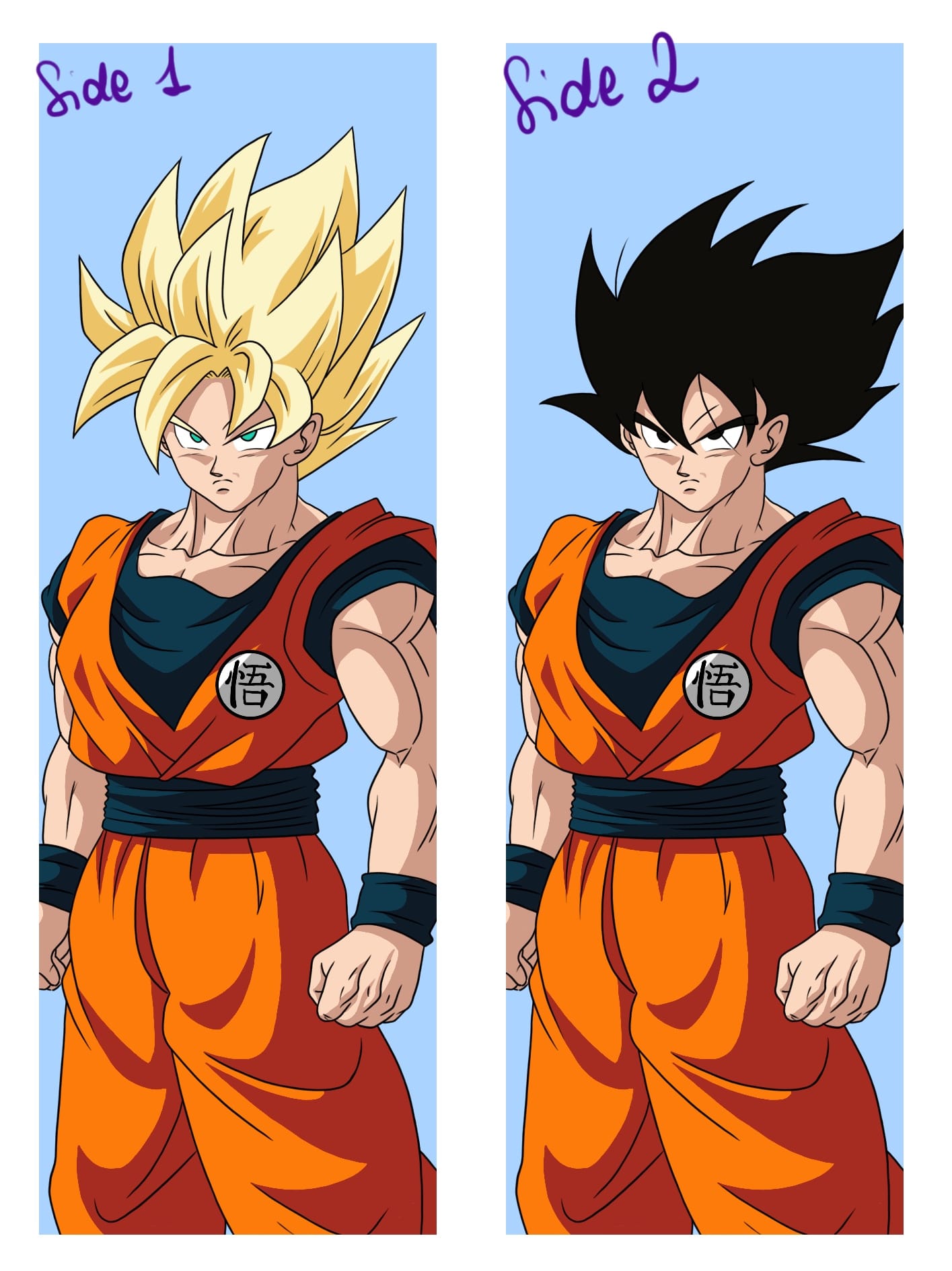 DRAGON BALL - GOKU SEGNALIBRO DOBLE FACE