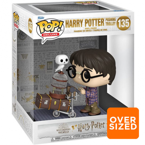 HARRY POTTER PUSHING TROLLEY  POP