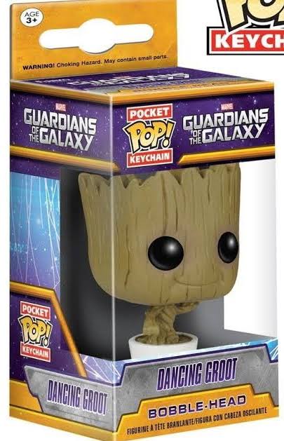 GOTG POP KEYCHAINS DANCING GROOT